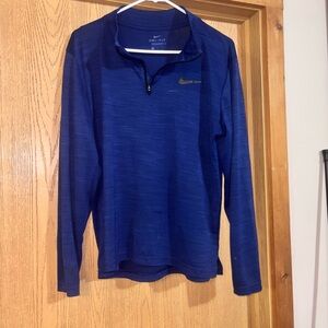 Nike Dri-FIT Blue Quarter-Zip Top